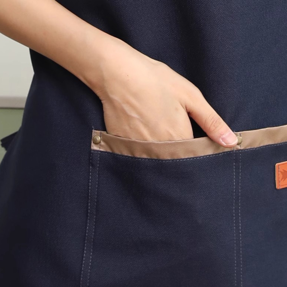 Tạp dề nhà bếp chống dầu đa năng | Kitchen Apron Waterproof Adjustable for Cooking (Cotton, Unisex)