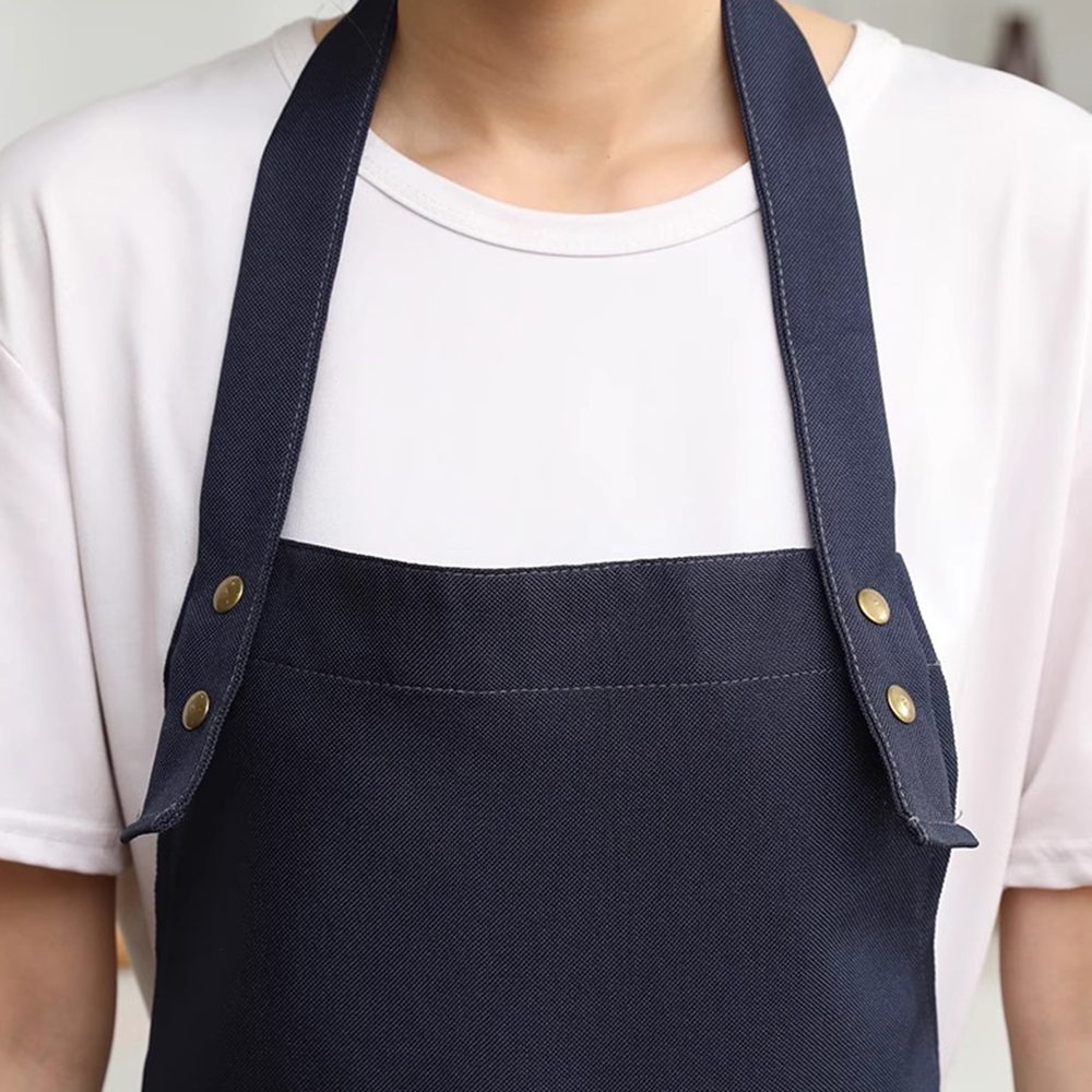 Tạp dề nhà bếp chống dầu đa năng | Kitchen Apron Waterproof Adjustable for Cooking (Cotton, Unisex)