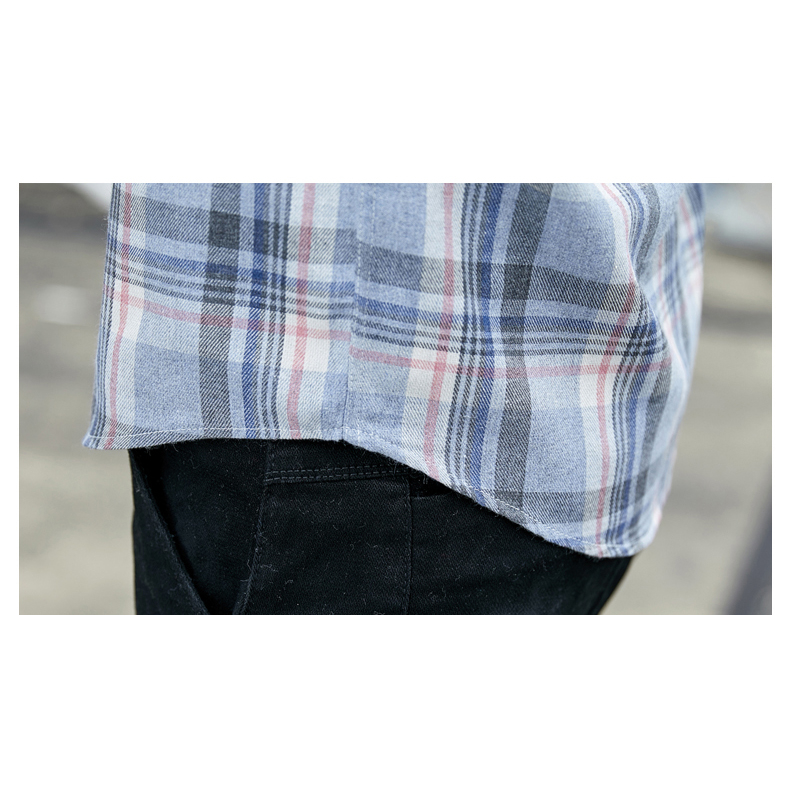 Áo Sơ Mi cotton Dài Tay Họa Tiết Ca Rô Thời Trang Dành Cho Nam