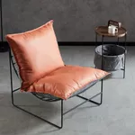 [Mã CLS2404A giảm 30k đơn 150k] Ghế sofa phong cách Bắc Âu sang trọng, vải giả da, đệm mềm mại thoải mái, ghế thư giãn như quán cà phê gia đình — ảnh 3