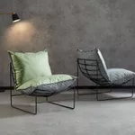 [Mã CLS2404A giảm 30k đơn 150k] Ghế sofa phong cách Bắc Âu sang trọng, vải giả da, đệm mềm mại thoải mái, ghế thư giãn như quán cà phê gia đình — ảnh 5