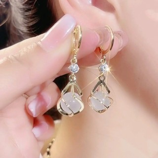Bông Tai mạ bạc 925 đơn giản phong cách hàn quốc cho nữ Hoa Tai