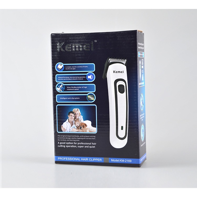 Ảnh Kemei Tông Đơ Cắt Tóc mini Không Dây Sử Dụng Điện Sạc Cho Nam 2169 3