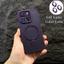 Mờ / matte Ốp Điện Thoại silicone Mềm Nhám Từ Tính Chống Bụi Chống Rơi Cho iphone 15 14 13 pro max 12promax