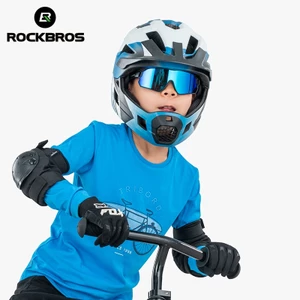 ROCKBROS Đi Xe Đạp Kính Mát Trẻ Em Kính Phân Cực Photochromic Chống Gió Chống Cát Xe Đạp Kính Mát Thể Thao Ngoài Trời