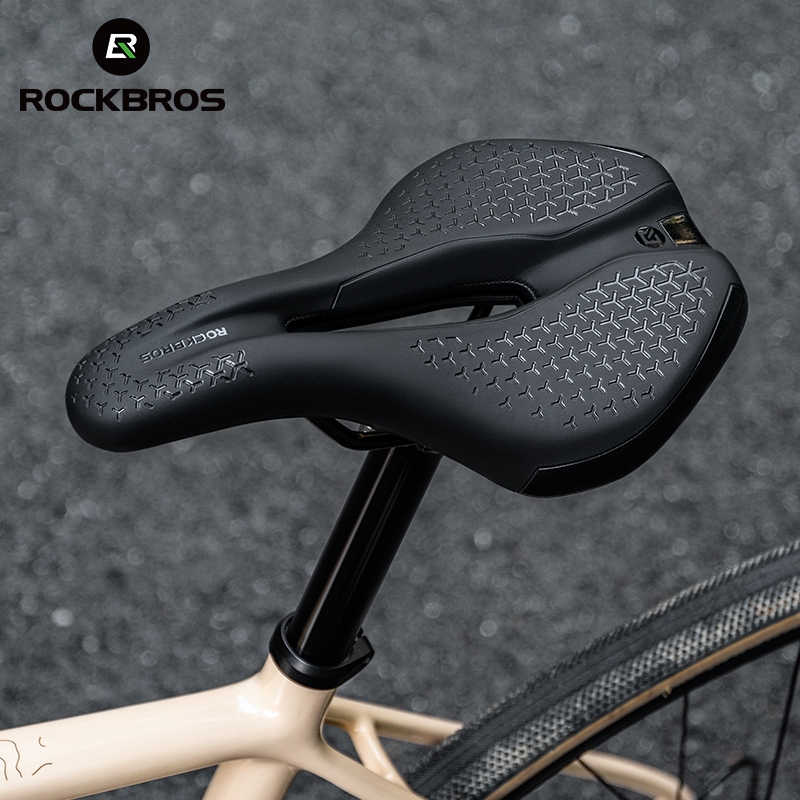 ROCKBROS Yên xe đạp rỗng thoải mái, đệm cho xe leo núi/đường bộ, phụ kiện đi xe đạp