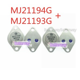 4 Chiếc MJ21193G MJ21194G Vàng Con Dấu Sắt Mũ TO-3 NPN Điện Ghép Nối Ống MJ21193 MJ21194 Mới
