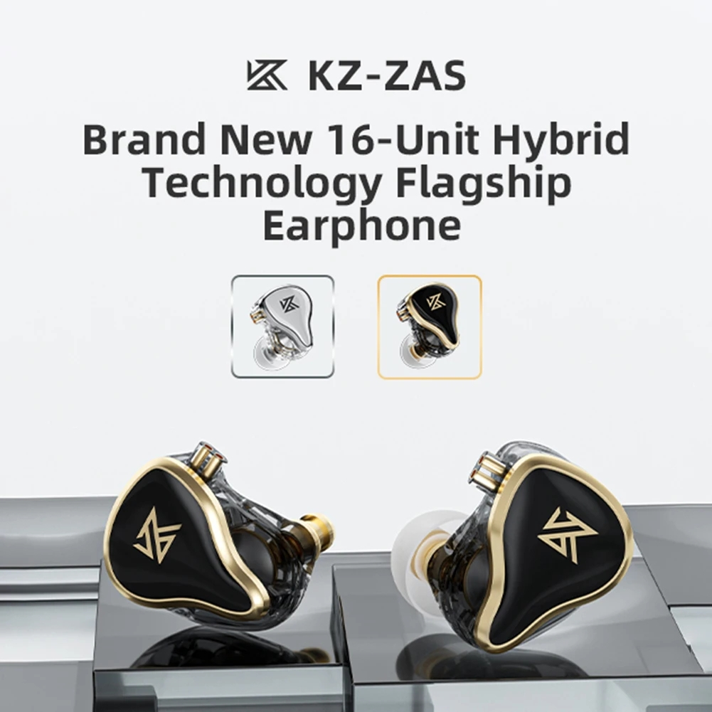 Kz Tai Nghe Nhét Tai Zzas 7ba + 1dd 16 drivers hifi 8core kz zsx