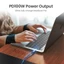 Cáp UGREEN 100W 5A USB C sang USB C Góc phải PD Sạc nhanh Loại C Cáp dữ liệu nguồn 90 độ