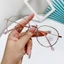 Kính gọng tròn nam nữ 1.00-6.00 độ, chống ánh sáng xanh, thấu kính cắt được, phong cách Hàn Quốc cho học sinh 103