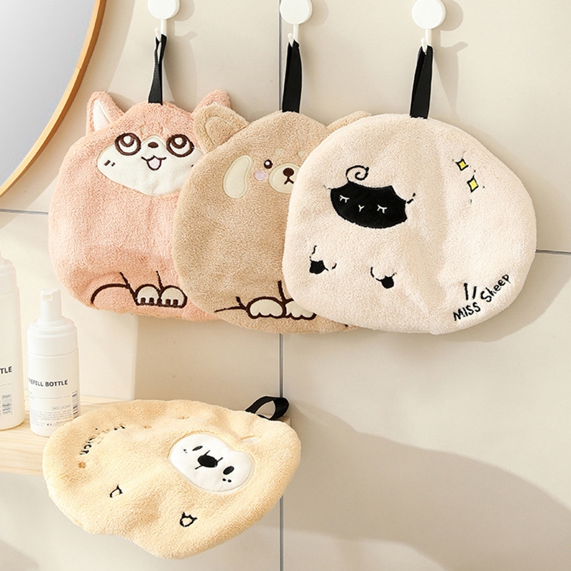 Khăn tay vịt dễ thương, thấm nước, mềm mại, trang trí nội thất, dùng hàng ngày