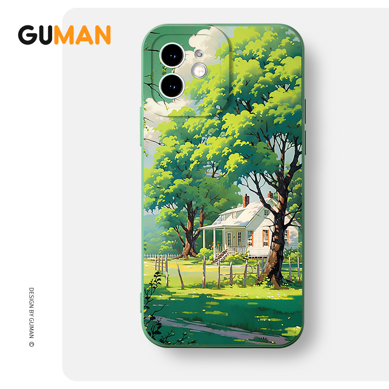 Ốp lưng GUMAN mềm độc lạ dễ thương đẹp Cho iPhone 16 15 14 13 12 11 Pro Max SE 2020 X XR XS 8 7 ip 6S 6 Plus kute xyab141