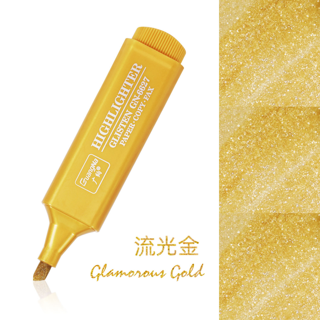 Bút highlight 14 màu bút đánh dấu highlight dạ quang nhiều màu bút nhũ ...