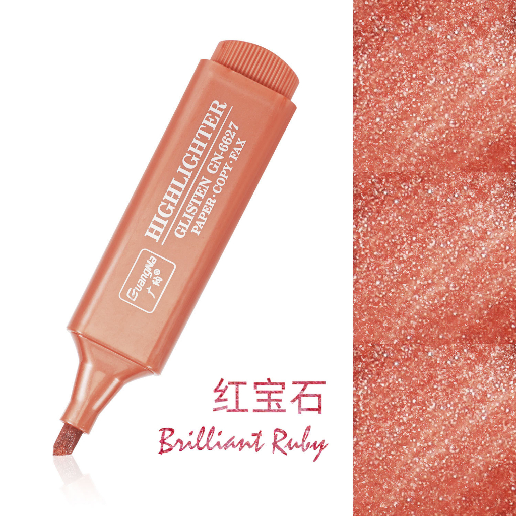 Bút highlight 14 màu bút đánh dấu highlight dạ quang nhiều màu bút nhũ ...