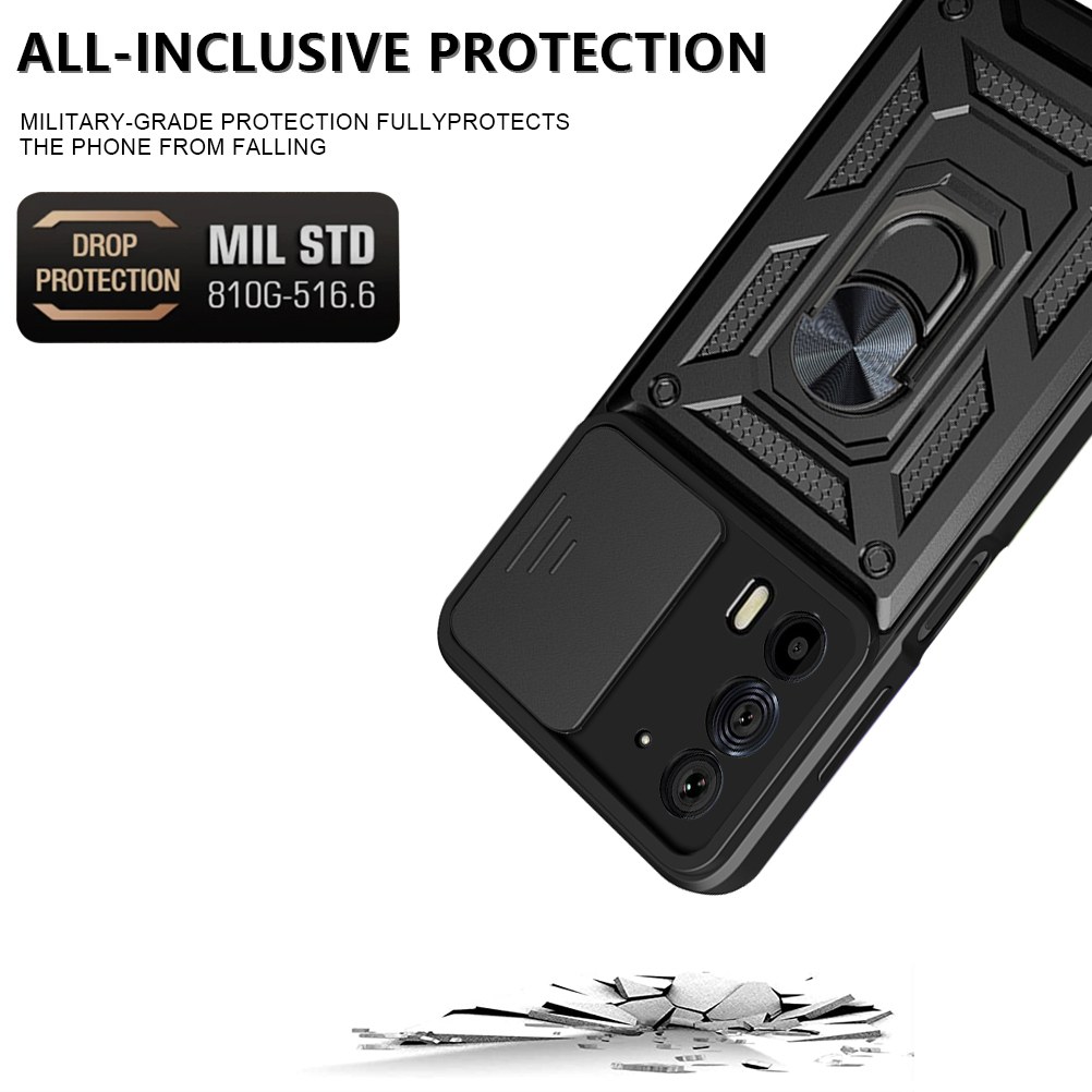 Ốp điện thoại chống sốc bảo vệ ống kính Motorola MOTO Edge 20 30 40 50 S50 60 2023 Fusion Pro Plus Neo Ultra 4G 5G Vỏ Fusion Lite Vỏ giữ nhẫn từ tính