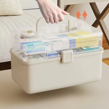 Hộp Đựng Thuốc Cỡ Lớn Đa Năng Tiện Dụng Cho Gia Đình hộp để thuốc tủ thuốc gia đình
