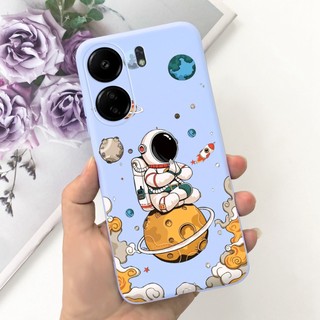 Ốp Điện Thoại silicone Mềm Họa Tiết Phi Hành Gia Cho xiaomi redmi 13c 12c 4g xiaomi poco c55 c65 capinha