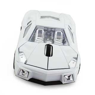 Chuột không dây 2.4G mô hình ô tô thể thao Lamborghini 3D công thái học cổ tay, dpi 1600 cho máy tính xách tay