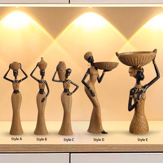 LOVIVER Phụ Nữ Châu Phi Để Bàn Trang Trí Trang Trí Nhà CửA Tối Giản Decor Phòng Ngủ Phụ Kiện Trang Trí