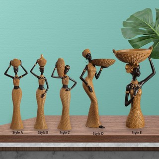 LOVIVER Phụ Nữ Châu Phi Để Bàn Trang Trí Trang Trí Nhà CửA Tối Giản Decor Phòng Ngủ Phụ Kiện Trang Trí