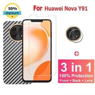 cường lực Huawei Nova Y91 Kính Cường Lực Bảo Vệ Ống Kính Máy Ảnh Cho Huawei Nova 11i 10 9 8 7 11 SE Y61 Y71 Y91 5G