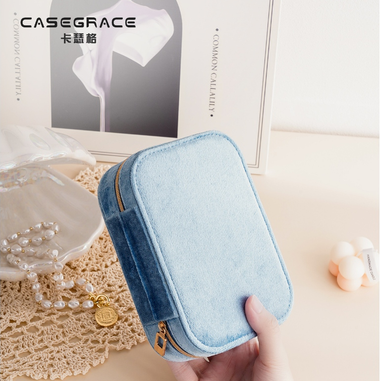 Casegrace Hộp Đựng Trang Sức Bằng Nhung Sang Trọng