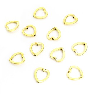Bộ 40 Hạt Xỏ Lỗ Trái Tim Hai Lỗ Dùng Làm Trang Sức diy