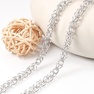 Cánh hoa ba chiều bằng thép không gỉ Dây chuyền thủ công cho dây chuyền trang sức Chất liệu DIY Dây chuyền phụ kiện