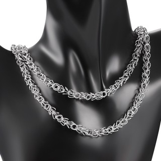 Cánh hoa ba chiều bằng thép không gỉ Dây chuyền thủ công cho dây chuyền trang sức Chất liệu DIY Dây chuyền phụ kiện