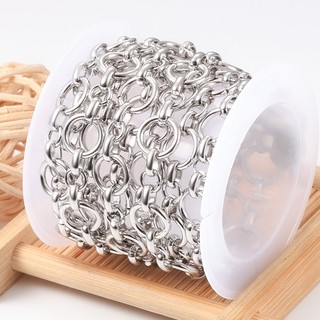 Dây Xích Tròn Bằng Thép Không Gỉ Làm Trang Sức Thủ Công Chống Thấm Nước