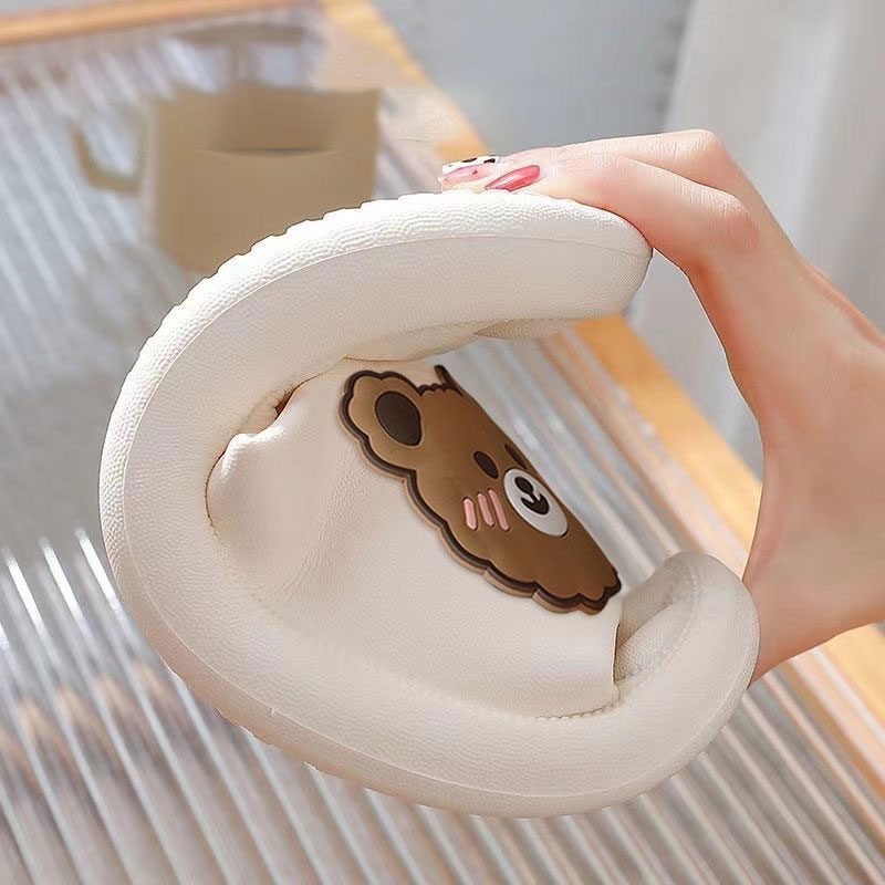Dép Đi Biển In Hoạt Hình Dễ Thương Cho Các Cặp Đôi
