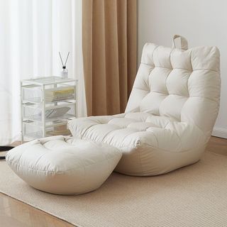 Ghế lười hạt xốp  tatami tựa lưng Ghế Sofa có thể nằm ngủ, Phù Hợp Cho PhòngKhách Ban Công Phòng Ngủ