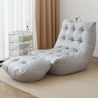 Ghế lười hạt xốp  tatami tựa lưng Ghế Sofa có thể nằm ngủ, Phù Hợp Cho PhòngKhách Ban Công Phòng Ngủ