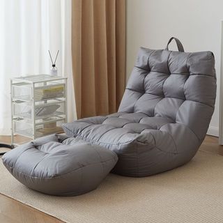 Ghế lười hạt xốp  tatami tựa lưng Ghế Sofa có thể nằm ngủ, Phù Hợp Cho PhòngKhách Ban Công Phòng Ngủ