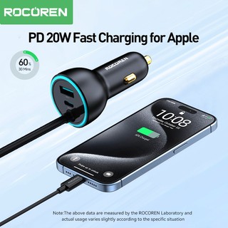 Tẩu Sạc Nhanh 105W Cổng USB Type C 6 Trong 1 QC4.0 3.0 Cho Xe Hơi iPhone Samsung Xiaomi