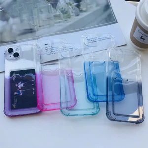 Ốp Trong Suốt Cho OPPO A57 A77 4G 2022 Reno 8 4G 7 4G 8Z 7Z 8 7 Lite 6Z 6 5 5G Lite 5F Ốp Lưng Giá Đỡ Thẻ Chuyển Đổi Vỏ Điện Thoại Ví Đựng Thẻ