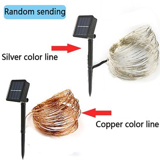 22M 200LED Đèn LED năng lượng mặt trời ngoài trời Dây đèn cổ tích chống nước Đèn dự tiệc Giáng sinh 8 chế độ chiếu sáng cho sân vườn Sân cưới Trang trí tất cả các mùa