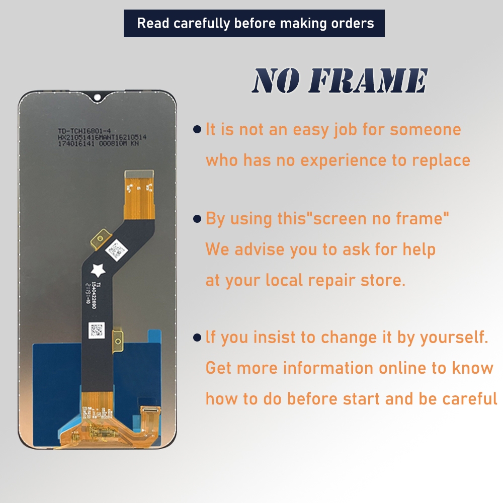 Dành Cho Infinix Hot 10s X689B X689D X689 Màn Hình LCD Lắp Ráp Màn Hình Cảm Ứng Bộ Số Hóa Cho Hot 10T X689C Màn Hình LCD