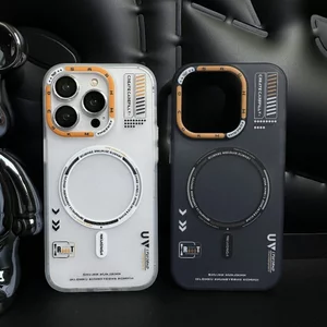 Mới!Ốp Điện Thoại Màu Nhám Từ Tính Chống Rơi Cho iphone 15promax m1 15 14 13 12 pro max 14 promax