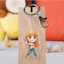 Móc Khóa acrylic Trong Suốt Hình Nhân Vật luffy Trong Phim one piece