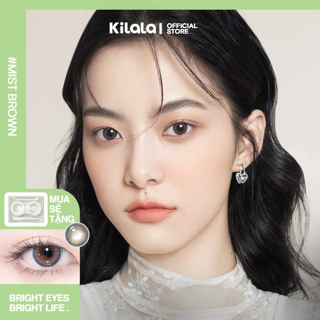 Kilala Mist Brown Colored Contact Lenses