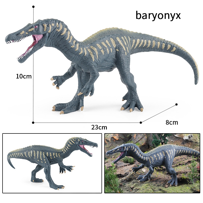 Đồ chơi trẻ em khủng long Baryonyx mô hình khoa học mô phỏng cảnh động vật kỷ Jura trang trí