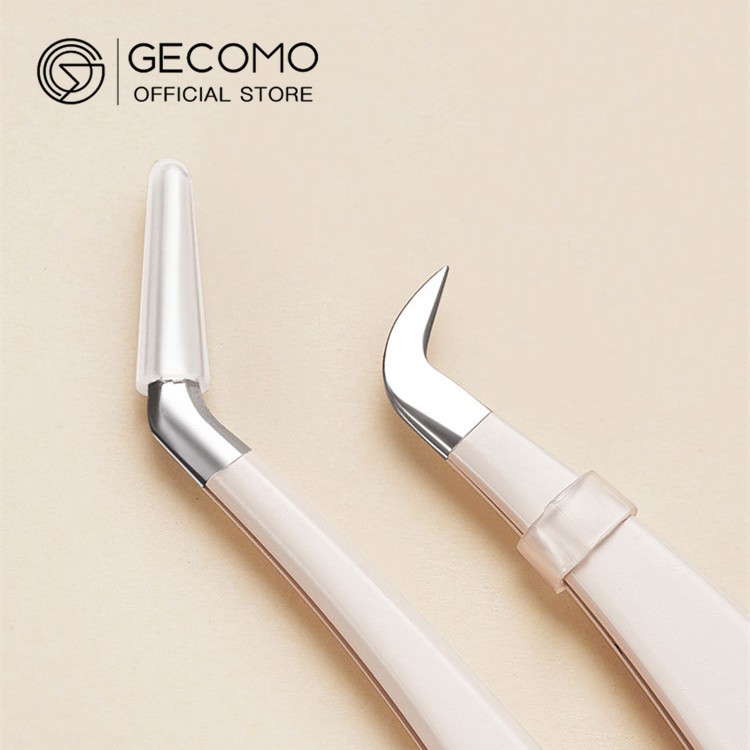 Ảnh Nhíp Gắp Lông Mi Giả Bằng Thép Không Gỉ Thương Hiệu GECOMO 2