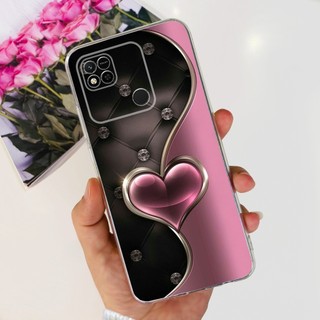 Ôp Điện Thoại Silicon Dẻo Họa Tiết Vân Đá Và Hoa Sang Trọng Cho xiaomi redmi 10a 10c redmi10a redmi10c Ốp