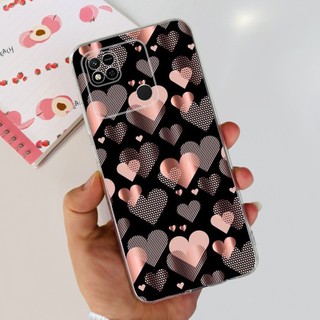 Ôp Điện Thoại Silicon Dẻo Họa Tiết Vân Đá Và Hoa Sang Trọng Cho xiaomi redmi 10a 10c redmi10a redmi10c Ốp
