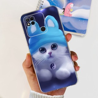 Ôp Điện Thoại Silicon Dẻo Họa Tiết Vân Đá Và Hoa Sang Trọng Cho xiaomi redmi 10a 10c redmi10a redmi10c Ốp