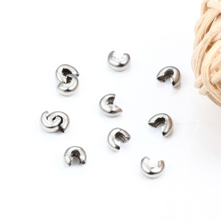 Thép không gỉ Lưỡi liềm Khóa Phụ Kiện Trang Sức DIY Khóa Cuối Thời Trang Cố Định Hình Bầu Dục Phụ Kiện Khóa