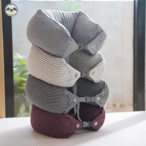 Phong Cách Nhật Bản muji style / Gối Cao Su Hình Chữ u / Gối Cổ Trọng Lượng Nhẹ / Gối Ngủ Trưa Đa Năng