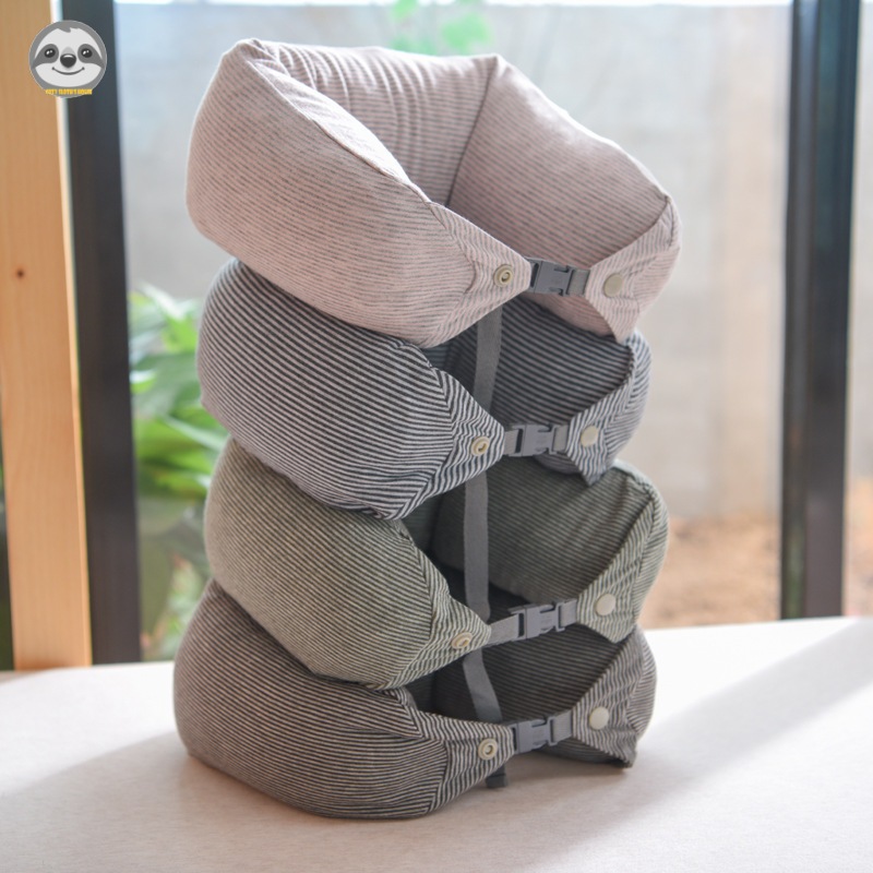 Phong Cách Nhật Bản muji style / Gối Cao Su Hình Chữ u / Gối Cổ Trọng Lượng Nhẹ / Gối Ngủ Trưa Đa Năng