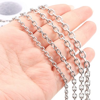 Dây Xích Inox Trang Sức DIY Dây Xích Chất Liệu Handmade Phụ Kiện Dây Xích Chống Thấm Nước
